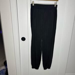 Argent Flex Black & White Stripe Elastic Pull On Jogger Pants Size 2